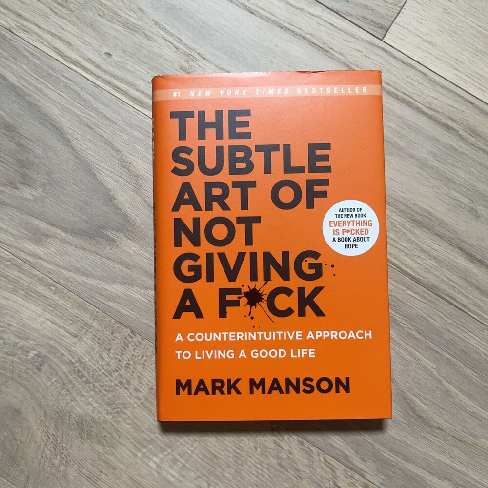The Subtle Art of Not Giving a F*ck - Hardcover Book